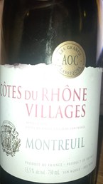 Cotes Du Rhone Villages Montreuil